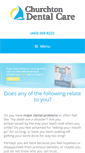 Mobile Screenshot of churchtondentalcare.com